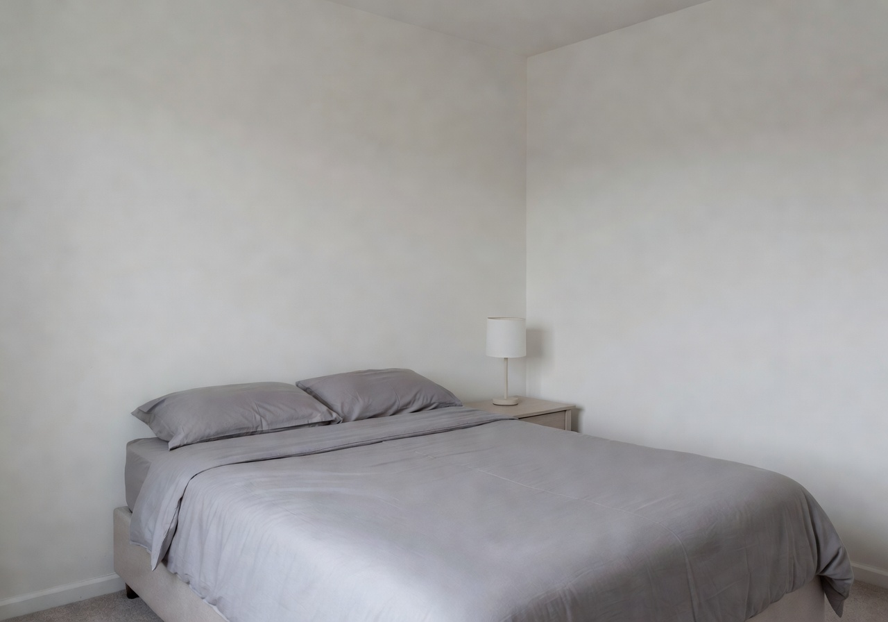 Basic bedroom before AI home design